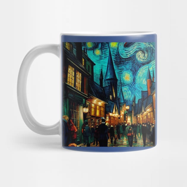 Starry Night in Diagon Alley by Grassroots Green